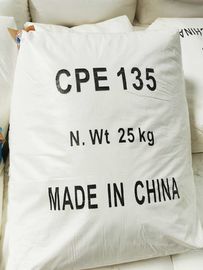 CPE 135A مسحوق أبيض 1.35 غرام/سم3 0.75% متطاير 63231-66-3 بوليمر مسحوق كثيف